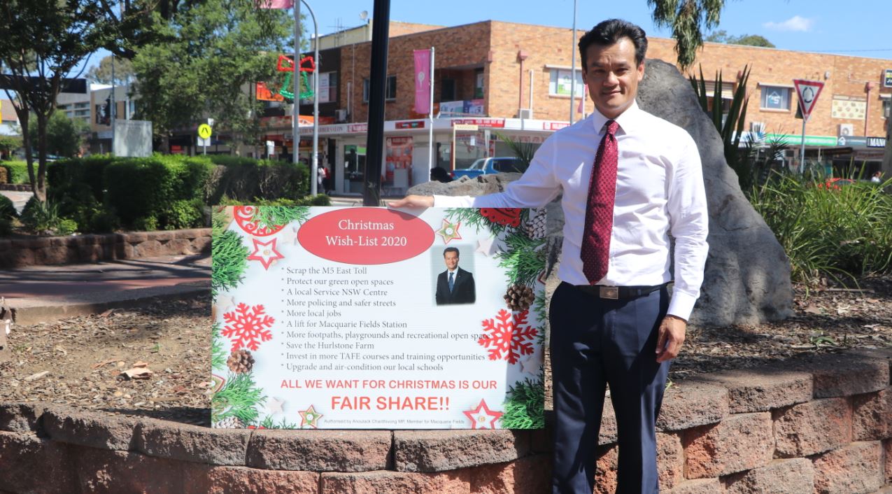 Christmas Wish-List 2020 continues fight for community's fair share Main Image